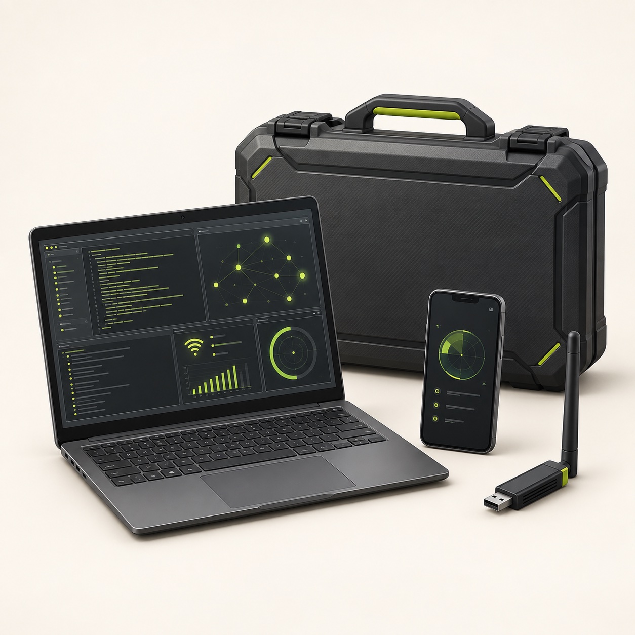 Security-testing field kit concept